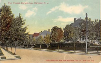 New Houses Garwood, New Jersey Postcard