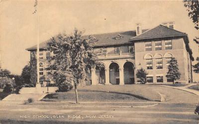 High School Glen Ridge, New Jersey Postcard