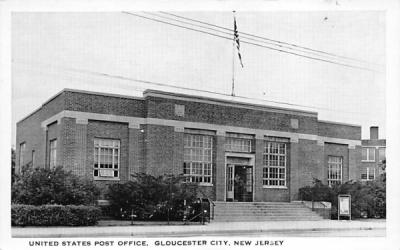 United States Post Office Gloucester City, New Jersey Postcard