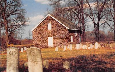 Old Stone Church, Cemetery Gloucester County, New Jersey Postcard