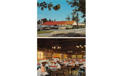Compton's Log Cabin Restaurant Haddon Township, New Jersey Postcard
