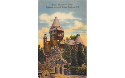 Unique Ginger Bread Castle Hamburg, New Jersey Postcard