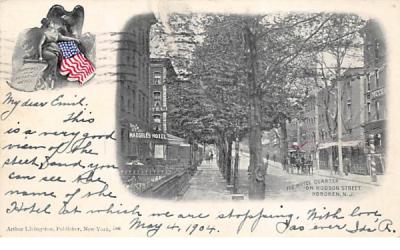 The Hotel Quarter on Hudson Street Hoboken, New Jersey Postcard