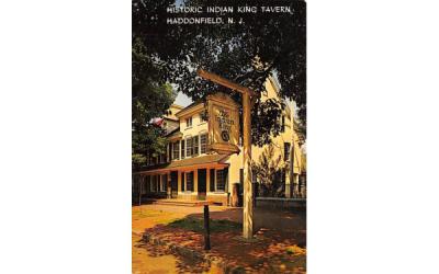 Historic Indian King Tavern Haddonfield, New Jersey Postcard