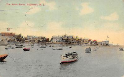 The Shore Front Highlands, New Jersey Postcard