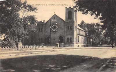 St. Joseph's R. C. Church Hammonton, New Jersey Postcard