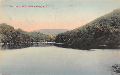Solitude Lake High Bridge, New Jersey Postcard