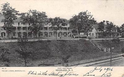 East View House Highlands, New Jersey Postcard