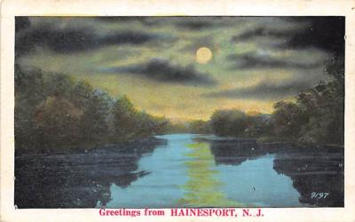 Greetings from Hainesport, N. J., USA New Jersey Postcard