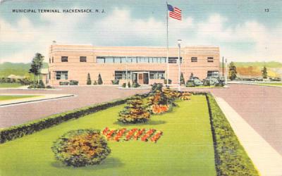 Municipal Terminal Hackensack, New Jersey Postcard