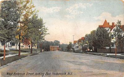 West Anderson Street Hackensack, New Jersey Postcard
