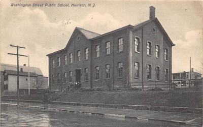 Washington Street Public School Harrison, New Jersey Postcard