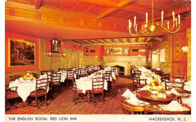 The English Room, Red Lion Inn Hackensack, New Jersey Postcard