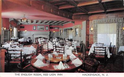 The English Room, Red Lion Inn Hackensack, New Jersey Postcard
