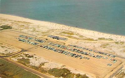 Beach and pavilion at Island Beach Island Beach State Park, New Jersey Postcard