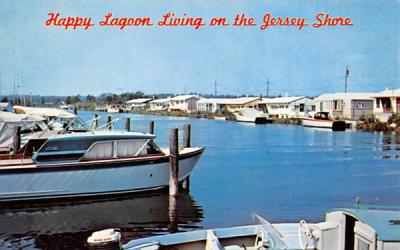 Happy Lagoon Living on the Jersey Shore New Jersey Postcard