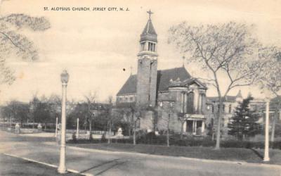 St. Aloysius Church Jersey City, New Jersey Postcard