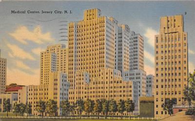 Medical Center Jersey City, New Jersey Postcard