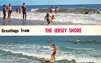 Greetings from The Jersey Shore New Jersey Postcard
