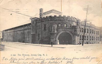 The Armory Jersey City, New Jersey Postcard