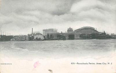 Pennsylvania Ferries Jersey City, New Jersey Postcard