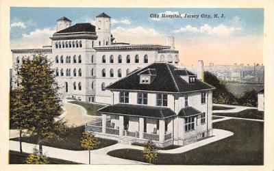City Hospital Jersey City, New Jersey Postcard
