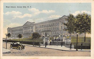 High School  Jersey City, New Jersey Postcard