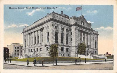 Hudson County Court House Jersey City, New Jersey Postcard