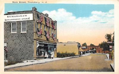 Main Street Keansburg, New Jersey Postcard