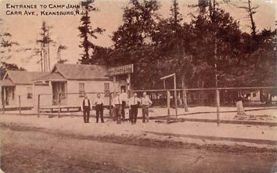 Entrance to Camp Jahn Keansburg, New Jersey Postcard