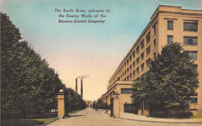 The South Gate, Western Electric Company Kearny, New Jersey Postcard