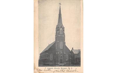 Catholic Church Keyport, New Jersey Postcard