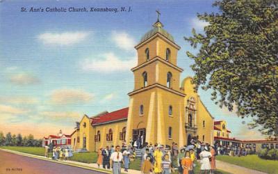 St. Ann's Catholic Church Keansburg, New Jersey Postcard