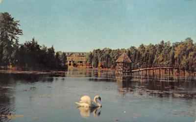 Lower Lake and the Raws Memorial Building Keswick Grove, New Jersey Postcard