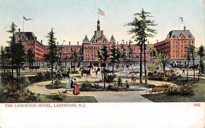 The Lakewood Hotel New Jersey Postcard