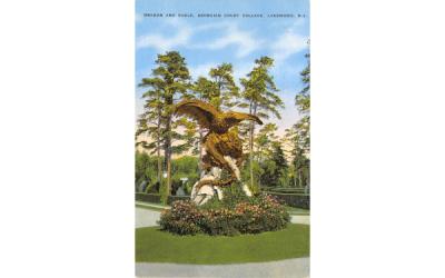 Dragon and Eagle, Georgian Court College Lakewood, New Jersey Postcard