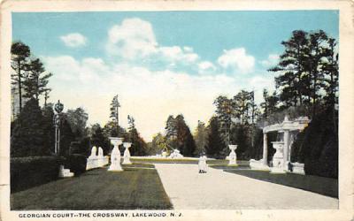 Georgian Court--The Crossway Lakewood, New Jersey Postcard
