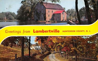 Scenes of Surrounding Countryside Lambertville, New Jersey Postcard