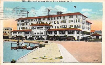 The Loch Arbour Hotel New Jersey Postcard