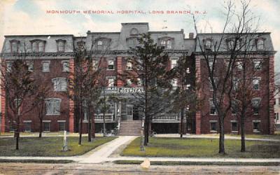 Monmouth Memorial Hospital Long Branch, New Jersey Postcard