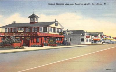 Grand Central Avenue, looking North Lavallette, New Jersey Postcard