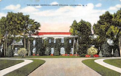 The Casino, Georgian Court College Lakewood, New Jersey Postcard