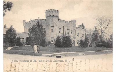 Residence of Mr. Jasper Lynch Lakewood, New Jersey Postcard