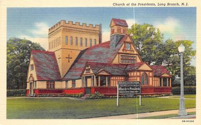 Church of the President Long Branch, New Jersey Postcard
