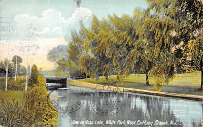 Ross Lake, White Park, West End Long Branch, New Jersey Postcard