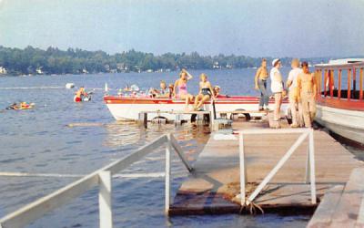Baot Rides are available at the State Park Lake Hopatcong, New Jersey Postcard