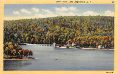 River Styx Lake Hopatcong, New Jersey Postcard