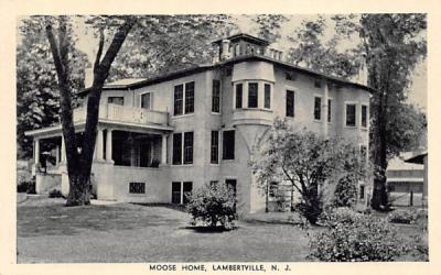 Moose Home Lambertville, New Jersey Postcard