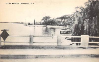 Scene Around Lafayette, N. J., USA New Jersey Postcard