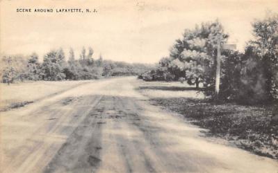Scene Around Lafayette, N. J., USA New Jersey Postcard